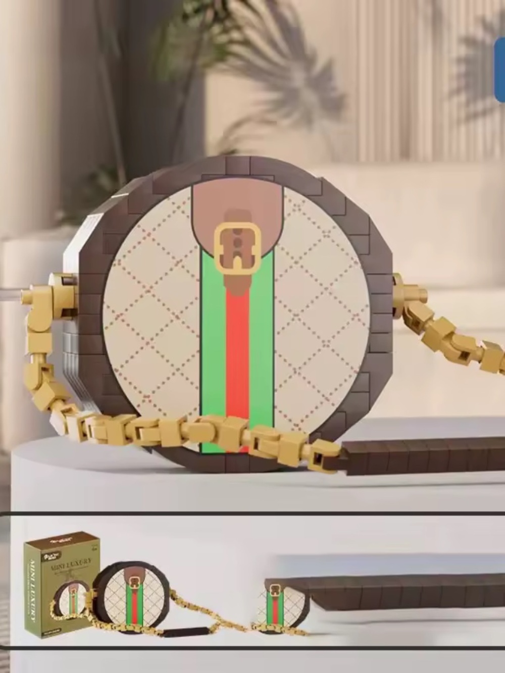 Fashion handbags building blocks in Round